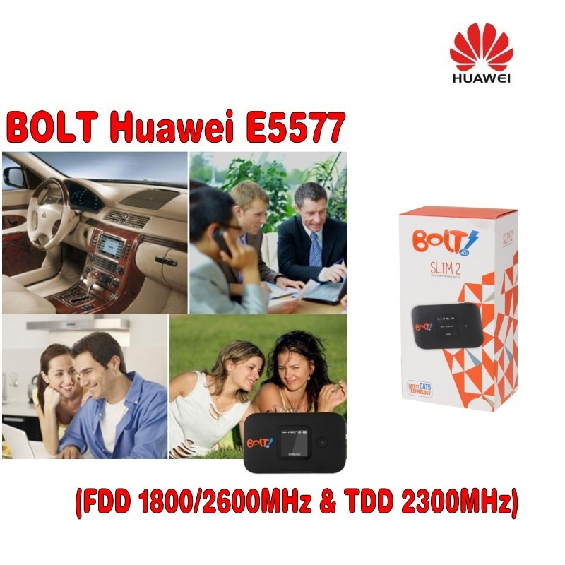  ȭ E5577 CAT4 150Mbps 4G LTE FDD 1800MHz TDD 2300Mhz  , 3G UMTS WiFi  ֽ